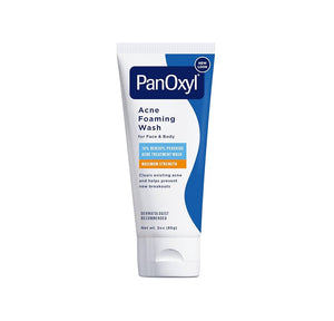 PanOxyl Foaming Acne Wash, 10% Benzoyl Peroxide, Maximum Strength - 5.5 oz