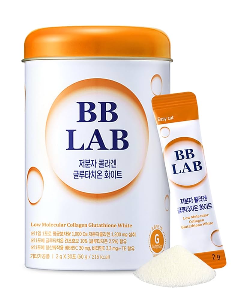 BB LAB Good Night Low Low-Molecular Collagen Glutathione White, 2g x 30 sticks