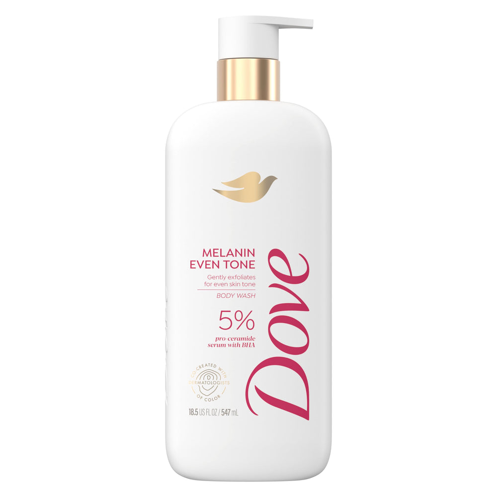 Dove Serum Body Wash with 5% Pro-Ceramide Serum and BHA - Melanin Even Tone