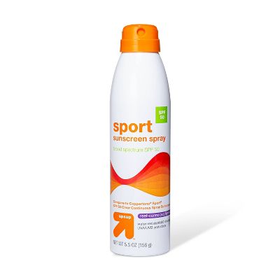 Up & Up target brand Sport Sunscreen spray SPF 50