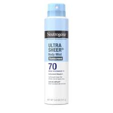 Neutrogena Ultra Sheer Sunscreen Spray, SPF 70, 5oz