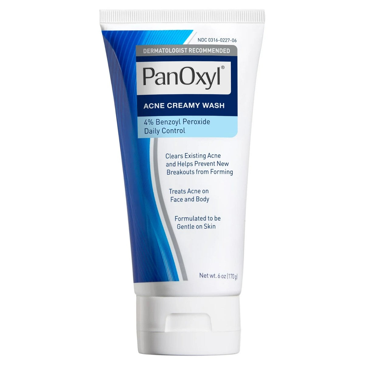PanOxyl Acne Creamy Wash Daily Control, Face & Body, 4% Benzoyl Peroxi ...